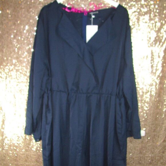 NWT BloomChic navy jumpsuit 26/4X - Picture 4 of 14